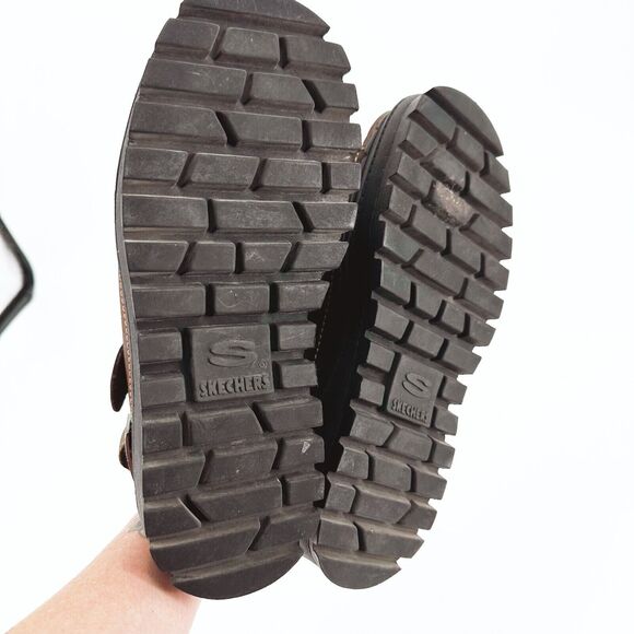 Vintage Jammers Brown Leather Platform Fisherman Sandals - Picture 6 of 12